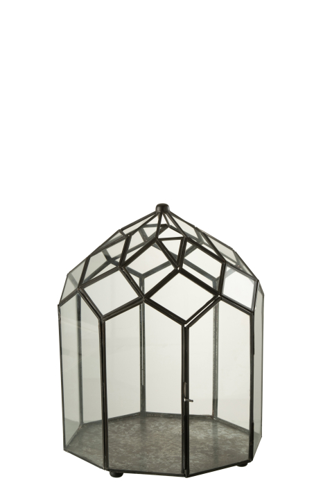 Terarium, Sticla, Negru, 25x25x38 cm [2]