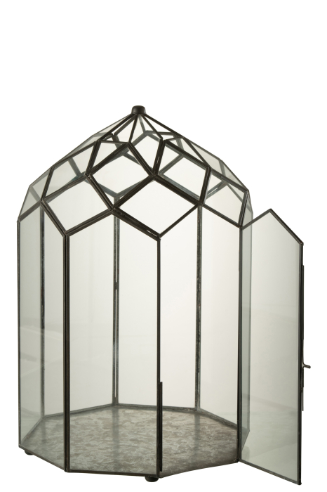 Terarium, Sticla, Negru, 28x28x50.5 cm [2]