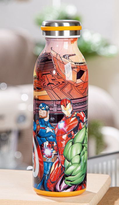 Termos, Marvel - Avengers, Oțel, multicolor, PU 2, H. 21,5 cm, D. 6,5 cm [3]