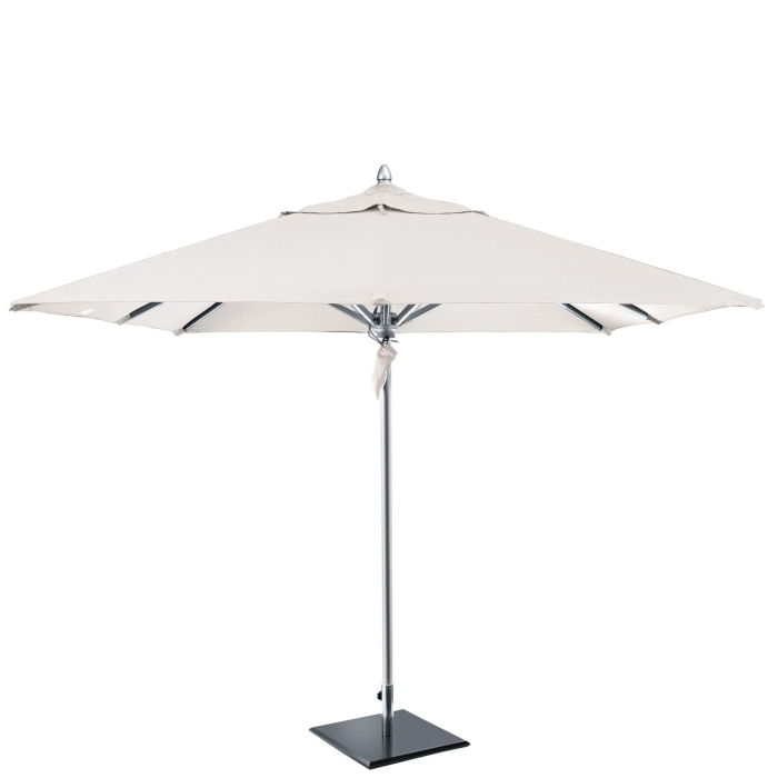 CARLO, cadru parasolar fără husă, aluminiu, argintiu, L. 300 cm, l. 30 cm, H. 30 cm, A. 350 cm [1]