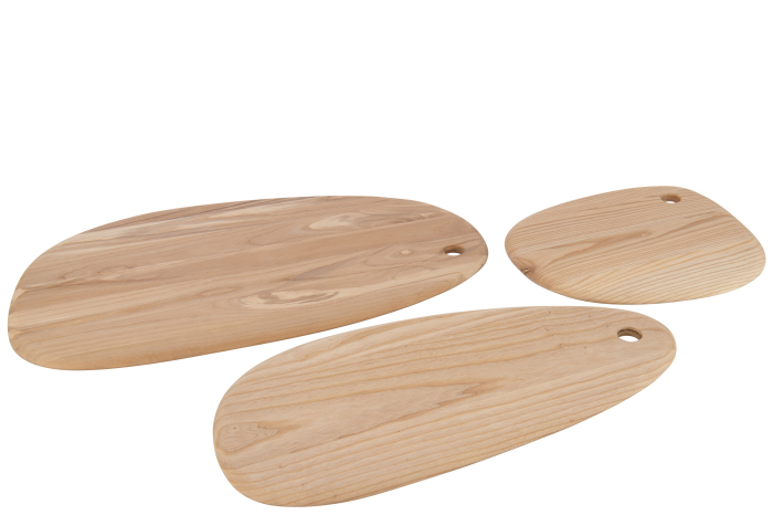 Tocator din lemn masiv de frasin, natur, M [3]