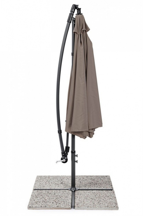 Umbrela Texas, Metal, Maro, 300x260 cm [2]