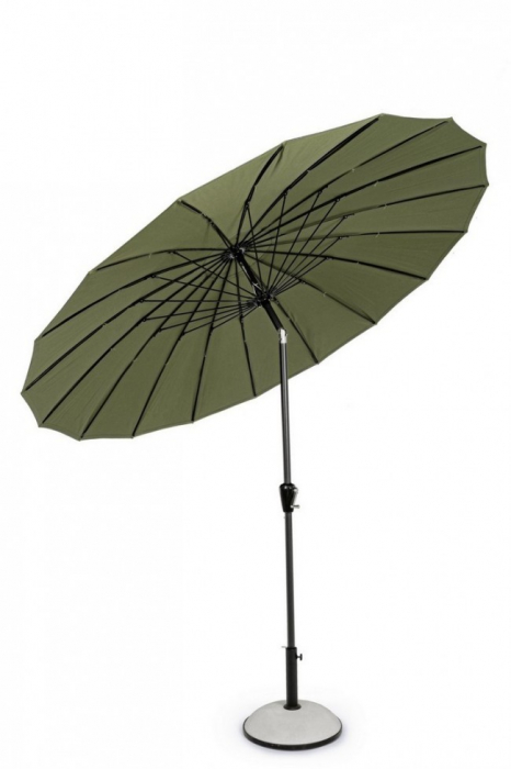 Umbrela Atlanta, Aluminiu, Verde, 270x240 cm  [2]