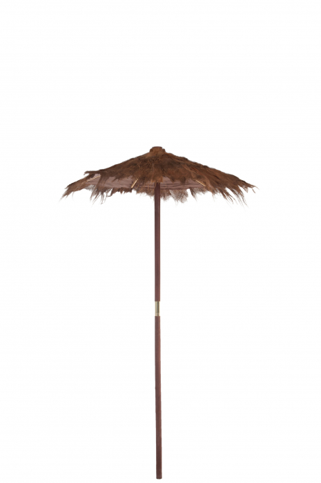 Umbrela Cocoleaf, Lemn, Maro, 150x150x270 Cm