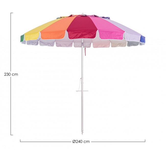 Umbrela de Soare Jamaica Multicolor D240 [2]