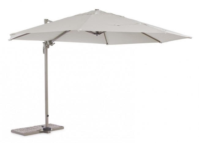 Umbrela de soare ORLAND, poliester, nisipiu, 350x270cm 350x270cm