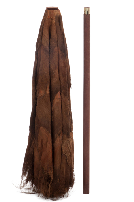 Umbrela decorativa, Cocoleaf Lemn, Maro, 250x240 [2]