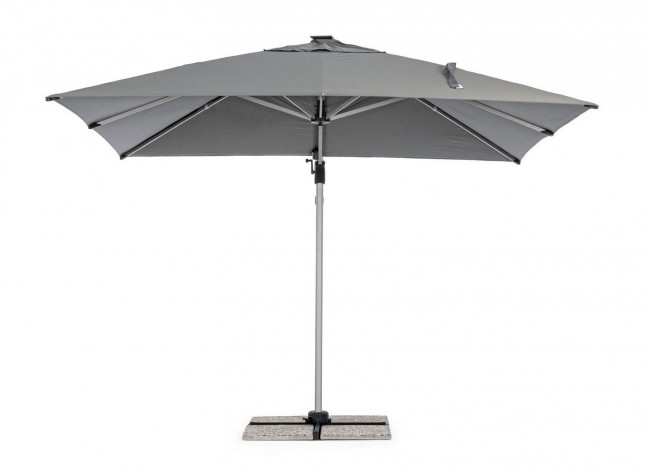 Umbrela Ines Anod, Metal, Gri inchis, 300x300x265 cm  [4]