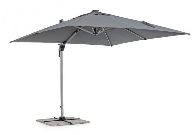 Umbrela Ines Anod, Metal, Gri inchis, 300x300x265 cm  [2]