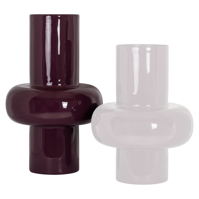 Vase Ashlyn burgundy large [4]