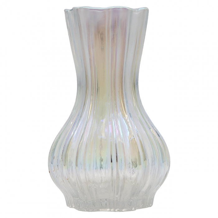 Vază Cracy mică (Iridescentă), Dims: 20.5 x 12.0 x 12.0 cm [1]