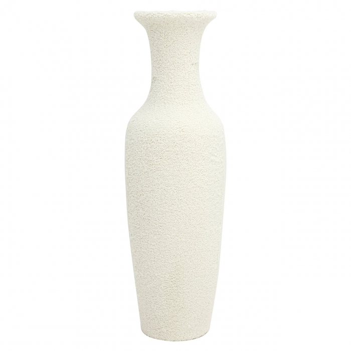 Vaza Fluffy mare, ceramica,  (Alba), 123 cm [1]
