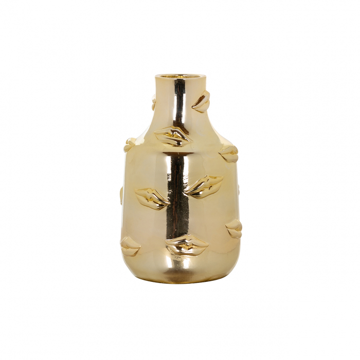 Vase Kisses gold small (Gold)
