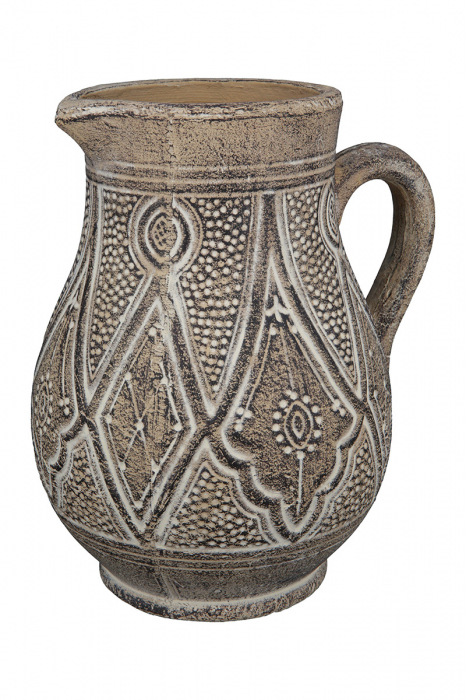 Poza Vaza Afrique, Ceramica, Maro, 22.5x19x26.5 cm