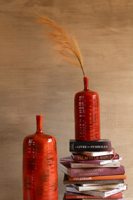 Vază, Akane Bottle ceramică, Red L, L 20| W 20| H 49.5 cm [5]