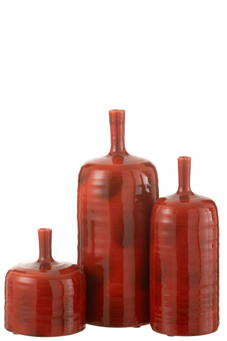 Vază, Akane Bottle ceramică, Red L, L 20| W 20| H 49.5 cm [2]