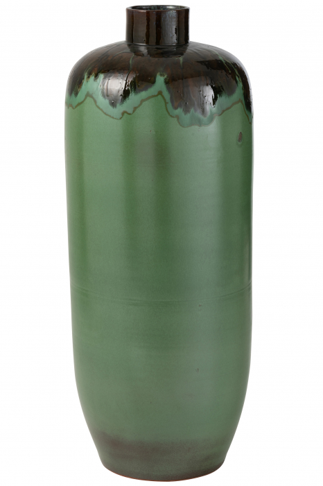 Vaza Aline, Ceramica, Verde, 12x35x90 cm