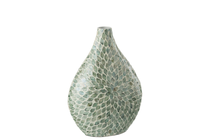 Vaza Alpha Pearl, Bambus, Albastru, 28x16.5x42 cm [1]