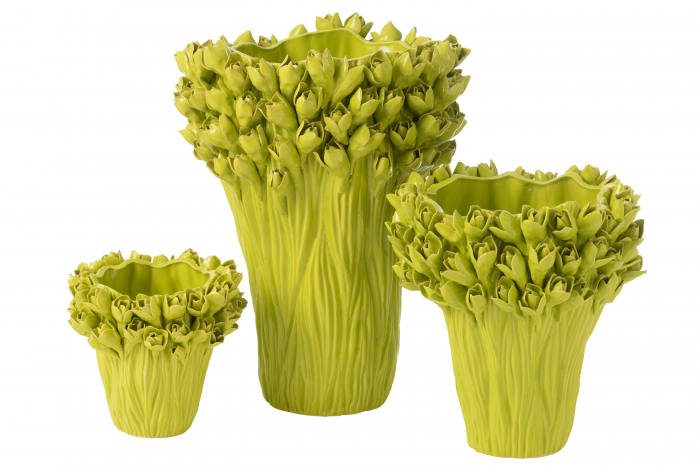 Vază, Ambrosia ceramică, Verde M, L 35| W 35| H 43.5 cm [2]