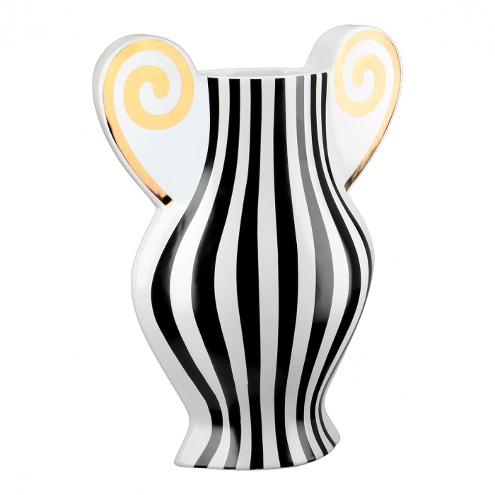 Vaza, Anphora, dungi, Ceramica, alba, PU 1, L. 7 cm, L. 23 cm, H. 29 cm [2]