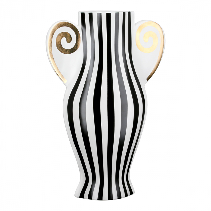 Vaza, Anphora, dungi, Ceramica, alba, PU 1, L. 7 cm, L. 24 cm, H. 36 cm [2]