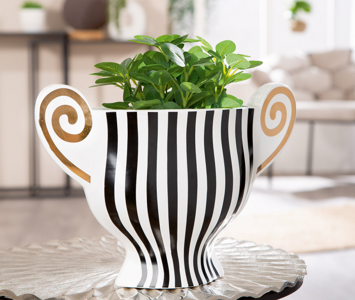 Vaza, Anphora, dungi, Ceramica, alba, PU 1, L. 9 cm, L. 33 cm, H. 22,5 cm [4]