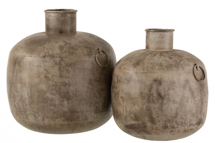 Vaza Antique, Metal/Fier, Maro, 50x50x53 cm [2]