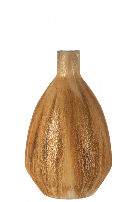 Vaza Antique, Sticla, Maro, 26x26x42 cm