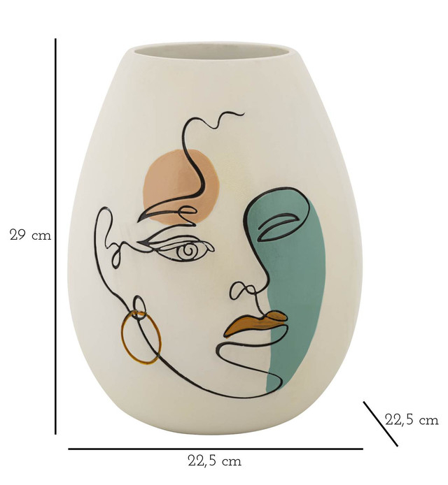 Vaza Art -B-, Rasina, Multicolor, 29x22.5x22.5 cm [7]