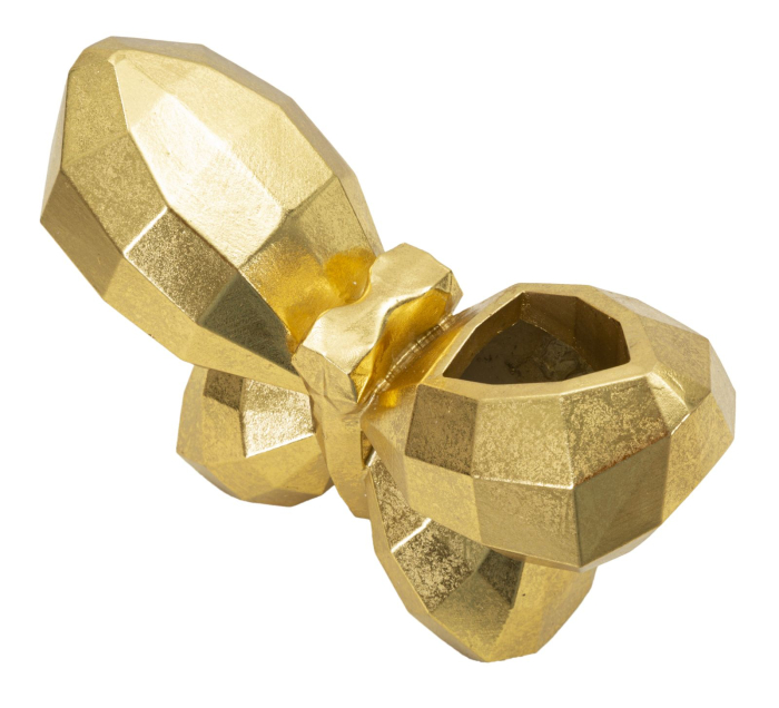 Vaza, aurie, fluture 22,5x8x15 cm  [3]