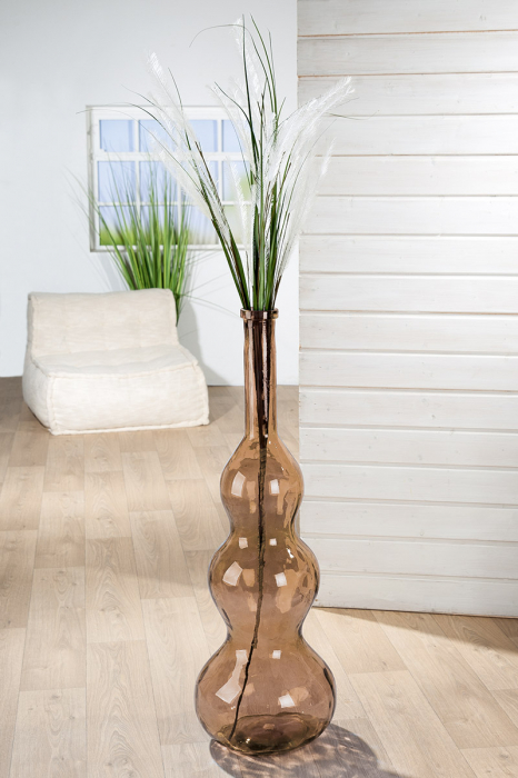 Vaza, Balleros, Sticla, maro, PU 1, H. 100 cm, D. 33 cm [3]
