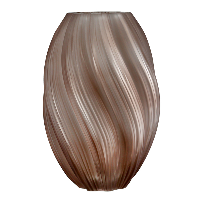 Vaza, "Belly", Sticla, maro, PU 2, L. 18 cm, l. 18 cm, H 27 cm [3]