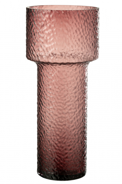 Vază, Betty Sticlă, Roz M, L 19| W 19| H 45 cm [1]