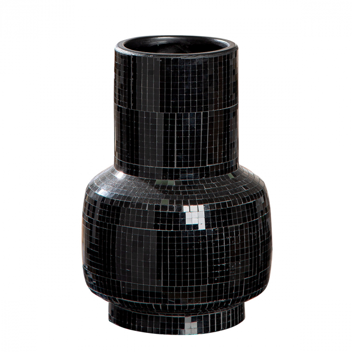 Vaza, Black Disco, Ceramica, neagra, PU 2, H. 23,5 cm, D. 16 cm [1]