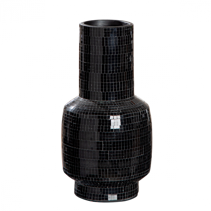 Vaza, Black Disco, Ceramica, neagra, PU 2, H. 30 cm, D. 15 cm [1]