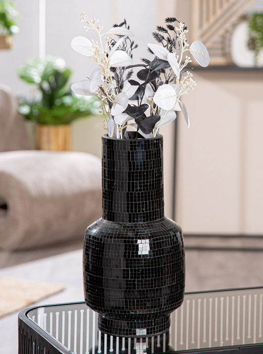 Vaza, Black Disco, Ceramica, neagra, PU 2, H. 30 cm, D. 15 cm [2]