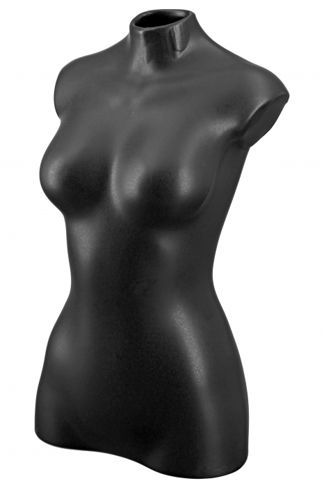 Vaza Black Lady, Ceramica, Negru, 14x25x10.5 cm [3]