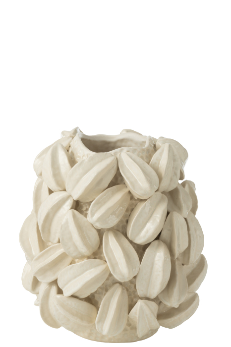 Vază, Botanica Cocoa Pod High Clay Bej, L 32| W 30.5| H 38 cm [1]