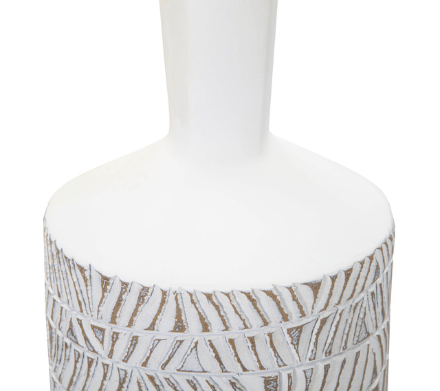 Vaza Bottle Nairobi, Rasina, Alb, 49.5x15x15 cm [4]
