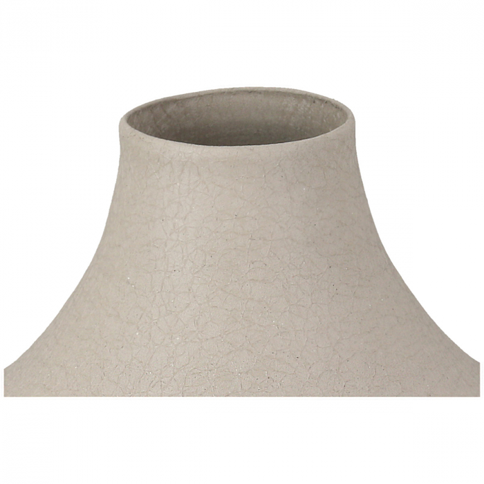 Vază, bulboasă, fier, bej, PU 3, H 13 cm, D 19 cm [2]