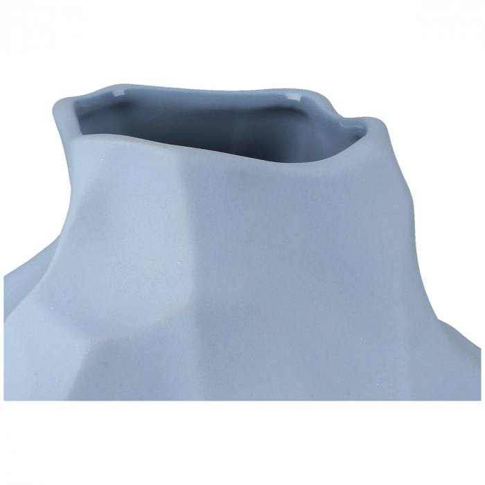 Vază, bulboasă, porțelan, albastră, PU 1, L. 20 cm, l. 24 cm, H 20 cm [3]