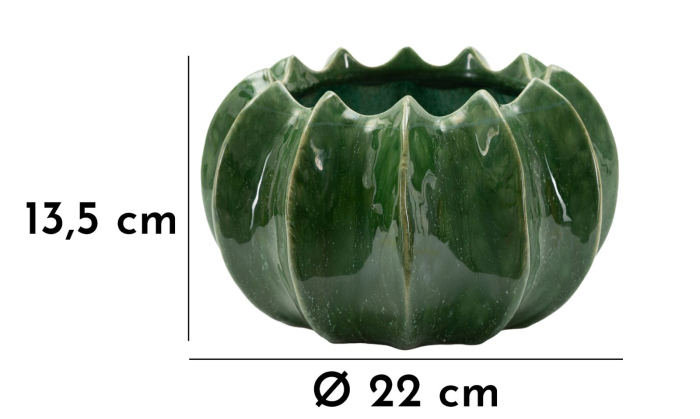 Vaza, Cactus cm ø 22x13,5 [7]