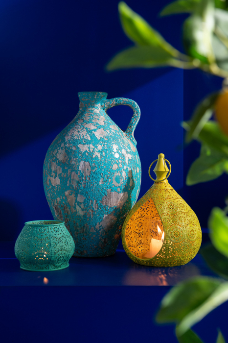 Vază/ Carafa, Antique, Argila/Ciment Azur, L 26| W 26| H 43 cm [3]