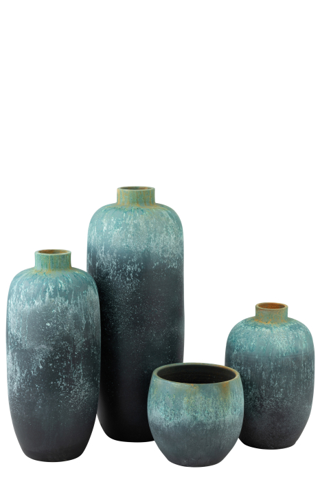 Vaza, Ceramica, Albastru, 35x35x93 [3]