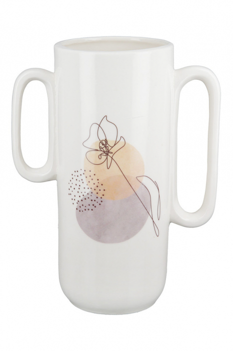 Vază ceramică cu un maner Line Set 2 [2]