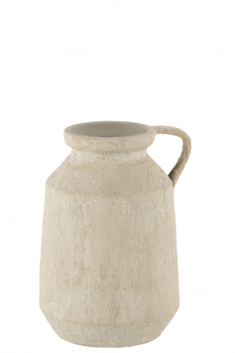 Vaza, Ceramica, Gri, 21x19x30.5