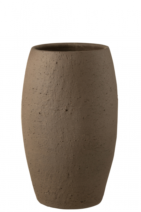 Vaza, Ceramica, Maro, 28x28x50