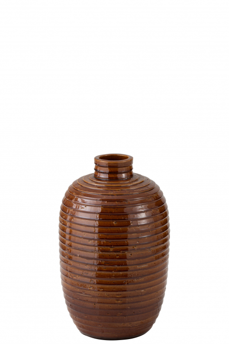Vaza, Ceramica, Maro, 52x33x33