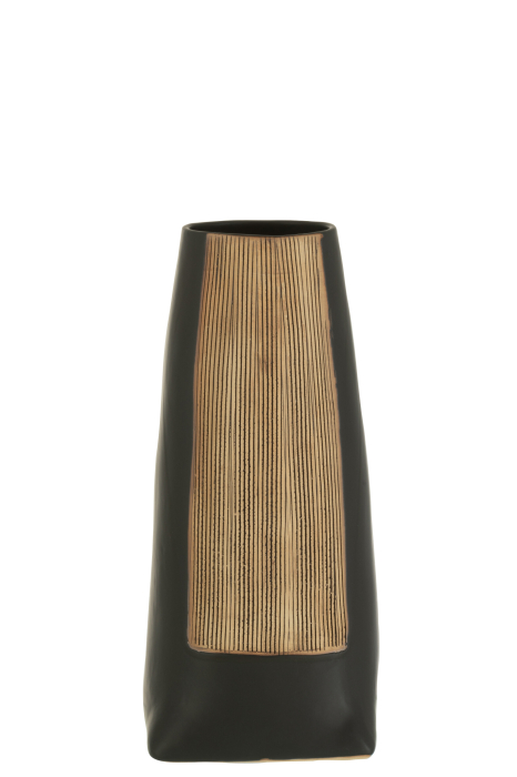 Vaza, Ceramica, Negru, 11x12x29.5 [2]