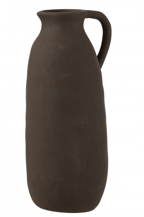Vaza, Ceramica, Negru, 15x13.5x36